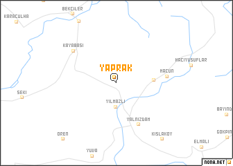 map of Yaprak