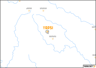 map of Yapsi