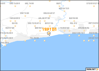 map of Yapton