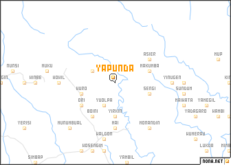 map of Yapunda