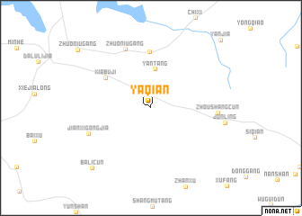 map of Yaqian