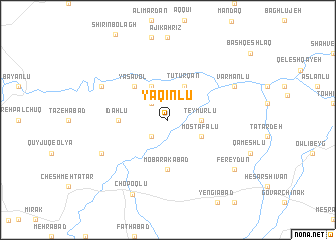 map of Yaqīnlū