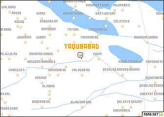 map of Ya‘qūbābād