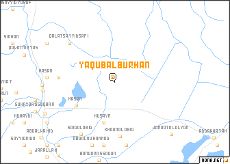 map of Ya‘qūb al Burhān