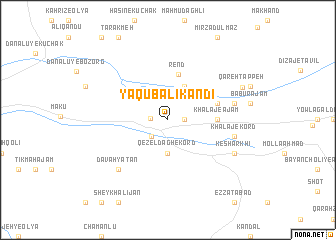 map of Ya‘qūb ‘Alī Kandī
