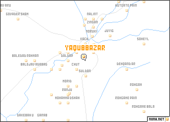 map of Ya‘qūb Bāzār