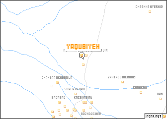 map of Ya‘qūbīyeh