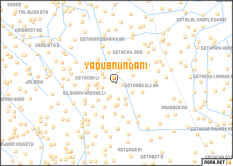 map of Yāqūb Nundāni