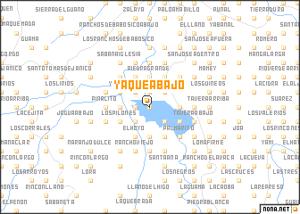 map of Yaque Abajo