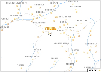 map of Yaque