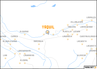 map of Yáquil