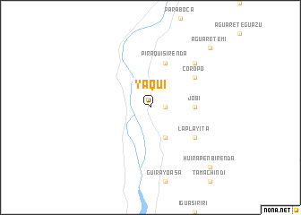 map of Yaqui