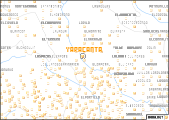 map of Yaracanta