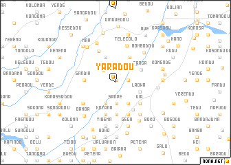 map of Yaradou