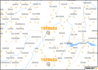 map of Yaradou