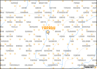 map of Yaradu