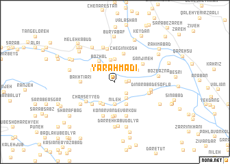 map of Yāraḩmadī