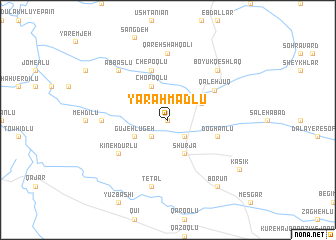 map of Yār Aḩmadlū