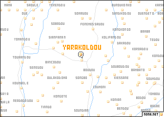 map of Yarakoldou