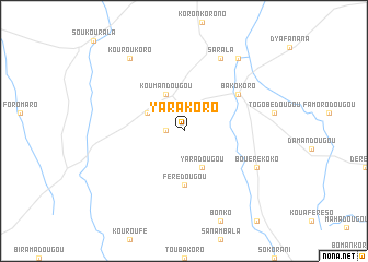 map of Yarakoro