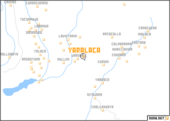 map of Yaralaca