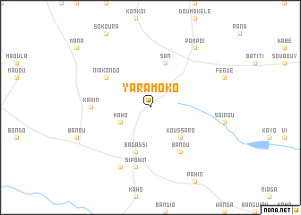 map of Yaramoko