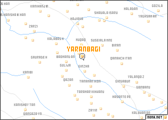 map of Yārānbagī