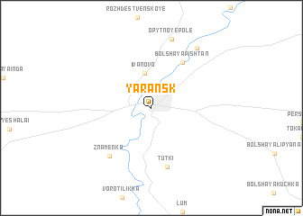 map of Yaransk