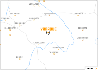 map of Yaraque