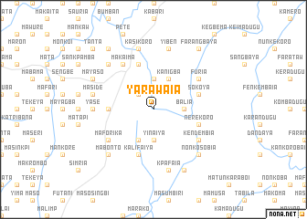 map of Yarawaia