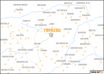 map of Yarazou