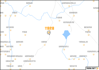 map of Yara