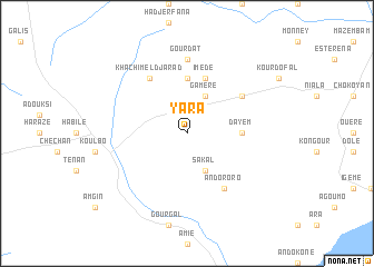 map of Yara