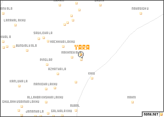 map of Yāra