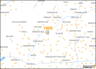 map of Yāra