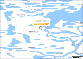 map of Yar-Bazar