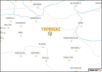 map of Yarboğaz