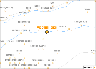 map of Yārbolāghī