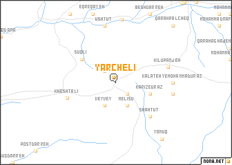 map of Yār Chelī