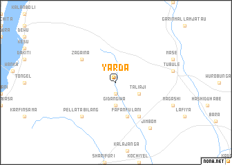 map of Yarda