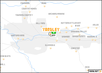 map of Yardley