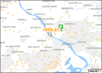 map of Yardley