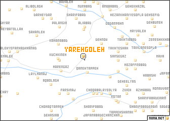 map of Yārehgoleh