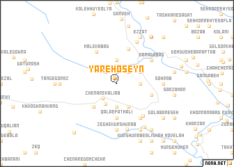 map of Yār-e Ḩoseyn