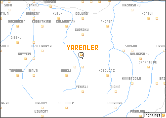 map of Yarenler