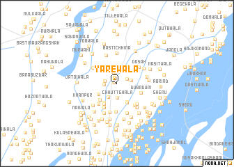 map of Yārewāla