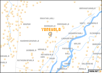 map of Yārewāla