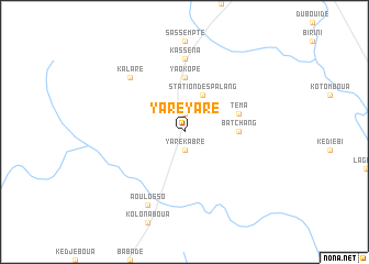 map of Yaré Yaré