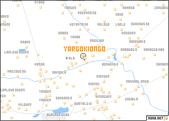 map of Yargo Kiongo