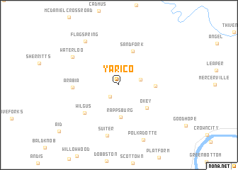 map of Yarico